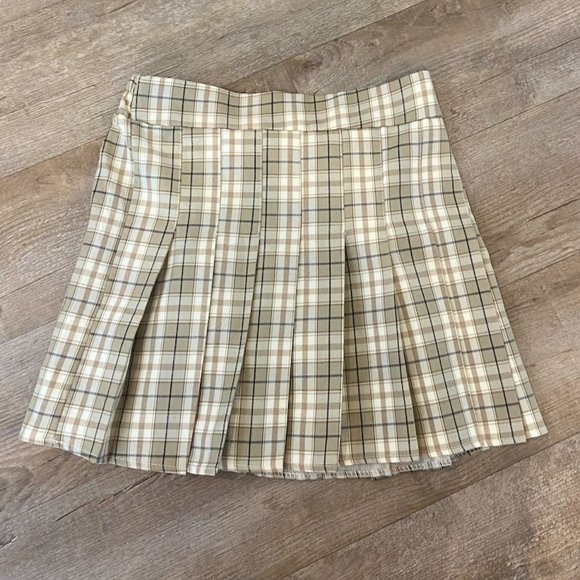 Princess Polly Dresses & Skirts - Princess Polly plaid tennis skirt